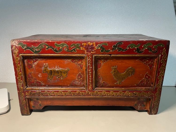 ตู้ลิ้นชักเล็กไม้โบราณ  รูปที่ 8