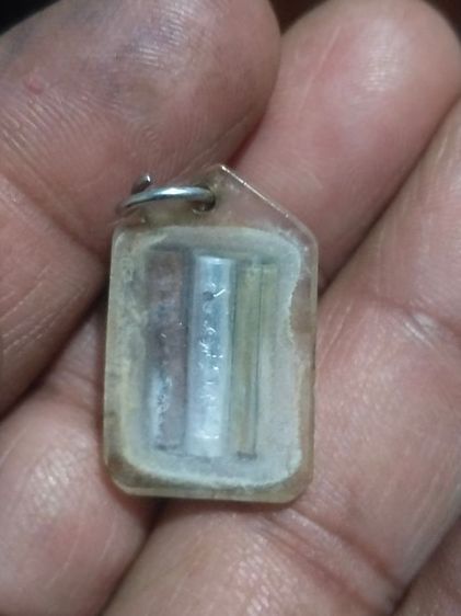 ล็อกเก็ตหลวงพ่อจาดวัดบางกระเบาข้างหลังตะกรุดเงินทองนาคเก่าถึงยุค รูปที่ 2