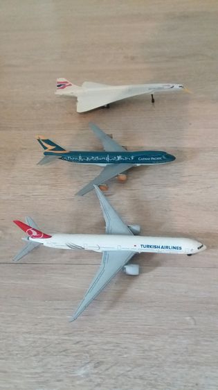 3 Metal Alloy Collector Model Planes Turkish Air B777, Cathay Pacific รูปที่ 3