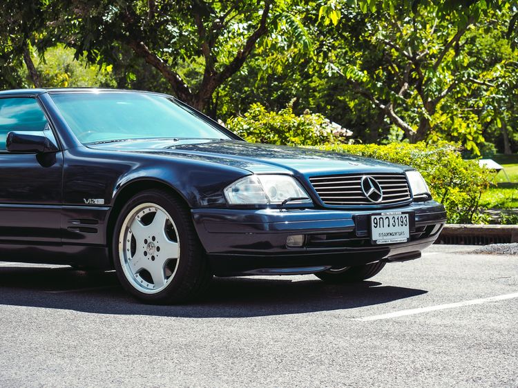 Mercedes-Benz SL-Class 1997 SL600 Sedan เบนซิน ไม่ติดแก๊ส เกียร์อัตโนมัติ น้ำเงิน รูปที่ 4