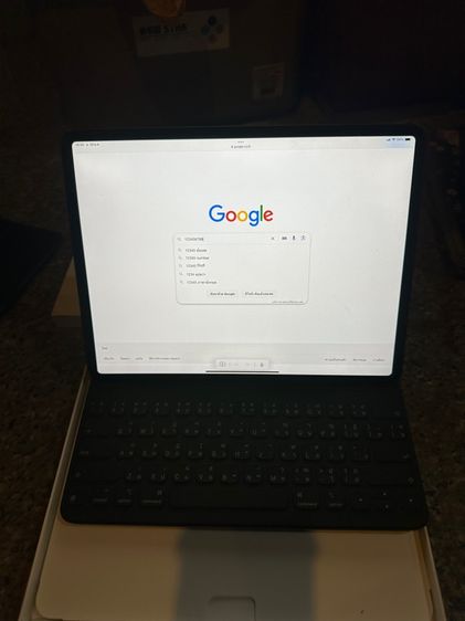 ขายSmart KeyBoard Foilo iPadPro12.9 ของแท้ยกกล่องใช้งานดีของแท้ถูกมากกกกก