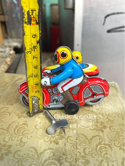 รถมอเตอร์ไซด์ ของเล่นสังกะสีสะสมA27 รูปที่ 8