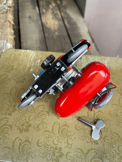 รถมอเตอร์ไซด์ ของเล่นสังกะสีสะสมA27 รูปที่ 10