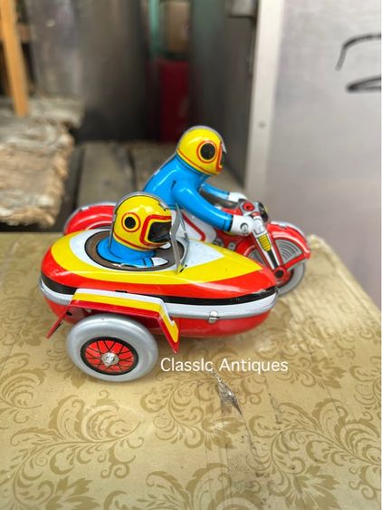 รถมอเตอร์ไซด์ ของเล่นสังกะสีสะสมA27 รูปที่ 4