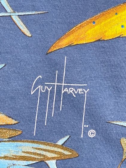 เสื้อยืดกระเป๋า GUY HARVEY รูปที่ 10