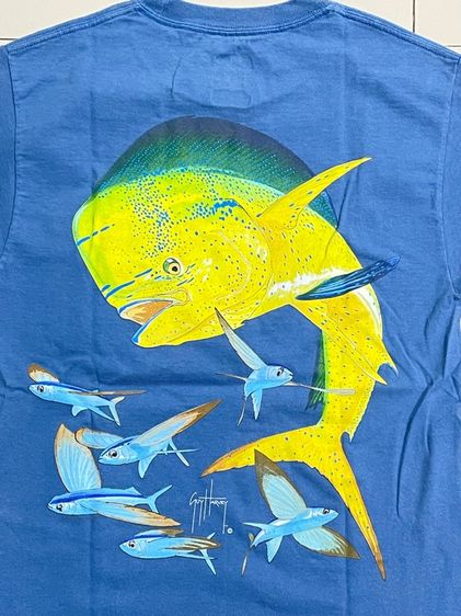 เสื้อยืดกระเป๋า GUY HARVEY รูปที่ 3