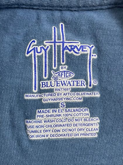 เสื้อยืดกระเป๋า GUY HARVEY รูปที่ 4