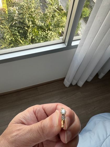 แหวนทองคำฝังเพชร รูปที่ 6