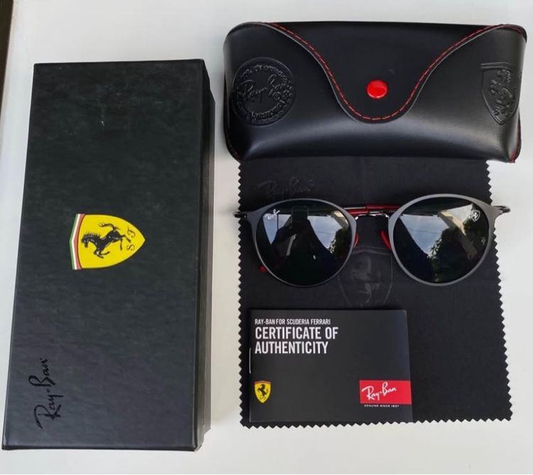 Ray-Ban แว่นตากันแดด แว่นตาเรแบน เฟอร์รารี่