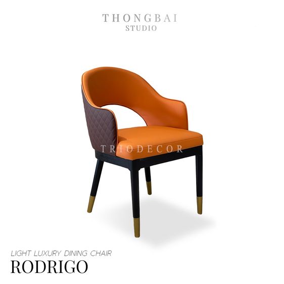 เก้าอี้ตั้งข้างห้อง/เก้าอี้โต๊ะอาหาร หนัง อื่นๆ RODRIGO luxurious Italian chair เก้าอี้ทานอาหาร รุ่น โรดริโก