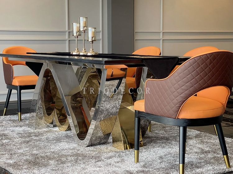 RODRIGO luxurious Italian chair เก้าอี้ทานอาหาร รุ่น โรดริโก รูปที่ 6