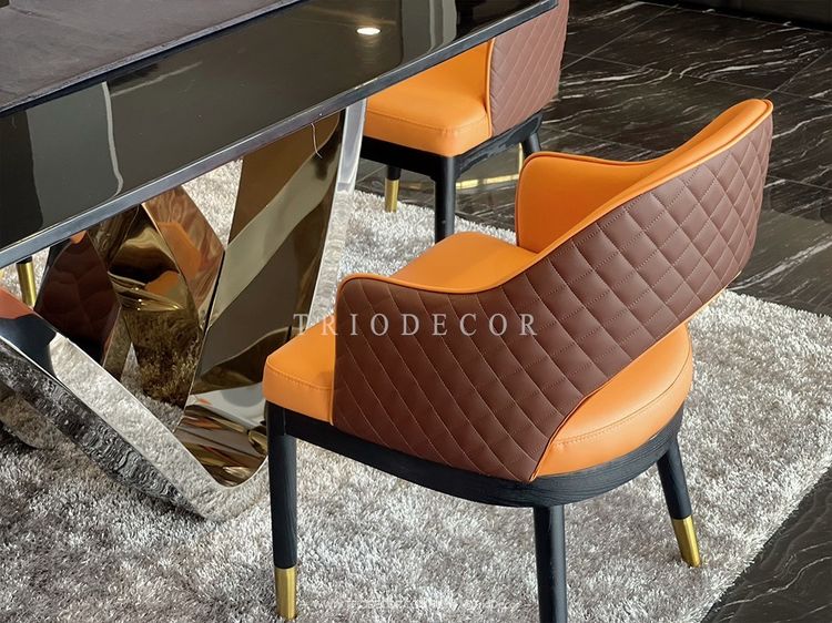 RODRIGO luxurious Italian chair เก้าอี้ทานอาหาร รุ่น โรดริโก รูปที่ 3