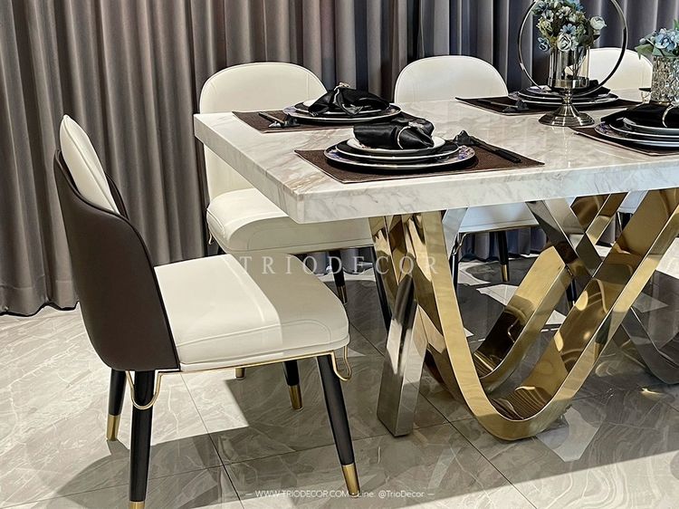 ROXANNE Light Luxury Dining Chair เก้าอี้ รุ่น ร็อกแซน รูปที่ 5