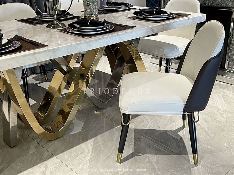 ROXANNE Light Luxury Dining Chair เก้าอี้ รุ่น ร็อกแซน รูปที่ 4