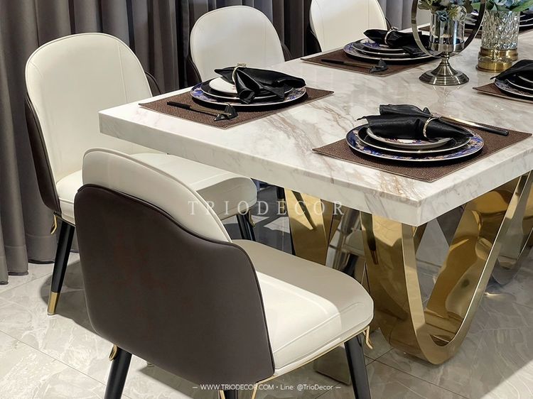 ROXANNE Light Luxury Dining Chair เก้าอี้ รุ่น ร็อกแซน รูปที่ 3