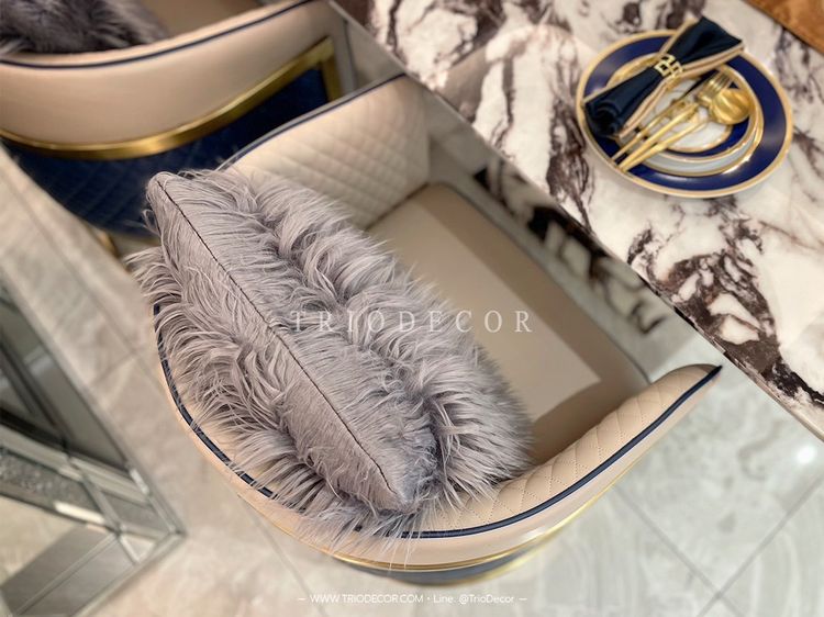 CARINA Light Luxury Dining Chair เก้าอี้หรู เก้าอี้อาหาร รุ่น คารินา รูปที่ 12