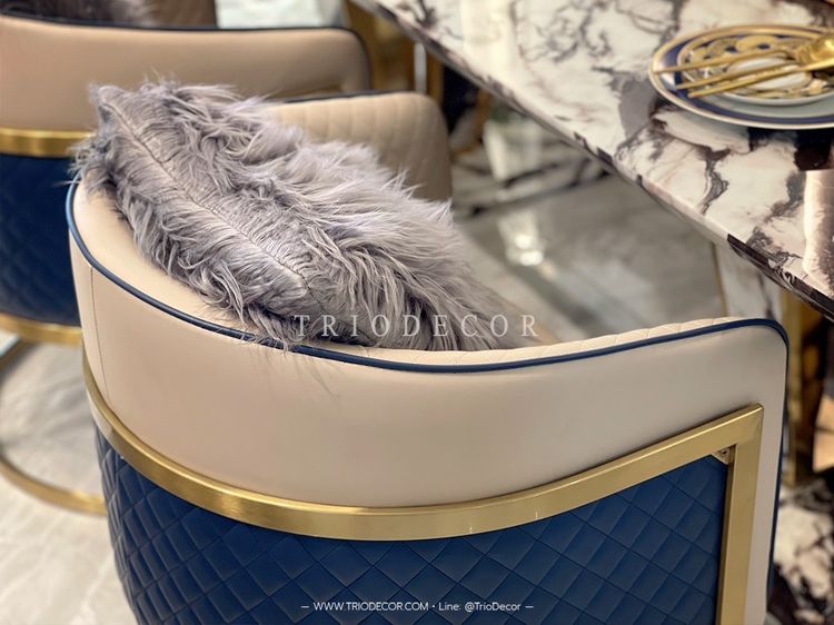 CARINA Light Luxury Dining Chair เก้าอี้หรู เก้าอี้อาหาร รุ่น คารินา รูปที่ 9