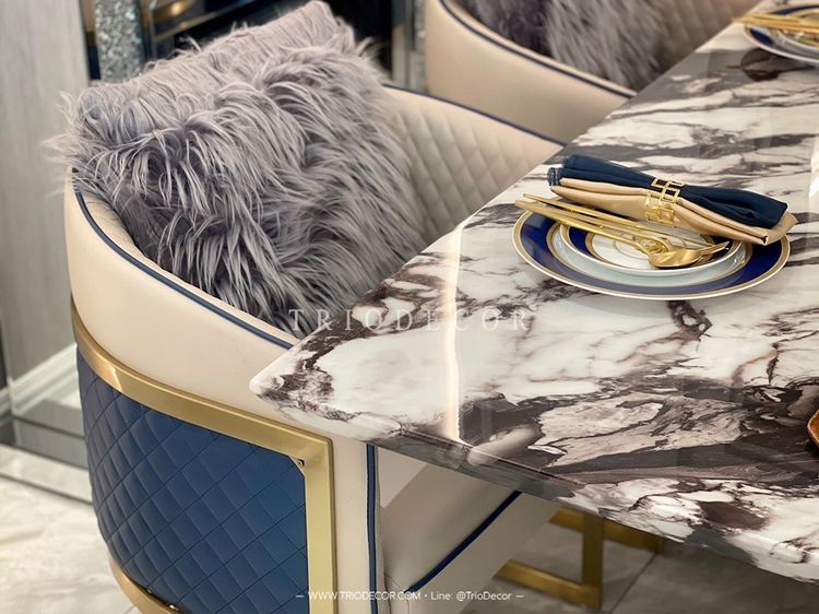 CARINA Light Luxury Dining Chair เก้าอี้หรู เก้าอี้อาหาร รุ่น คารินา รูปที่ 13