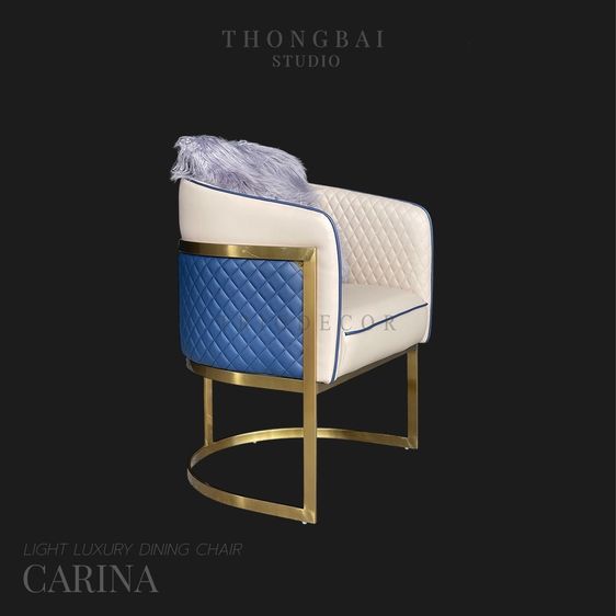 CARINA Light Luxury Dining Chair เก้าอี้หรู เก้าอี้อาหาร รุ่น คารินา รูปที่ 5