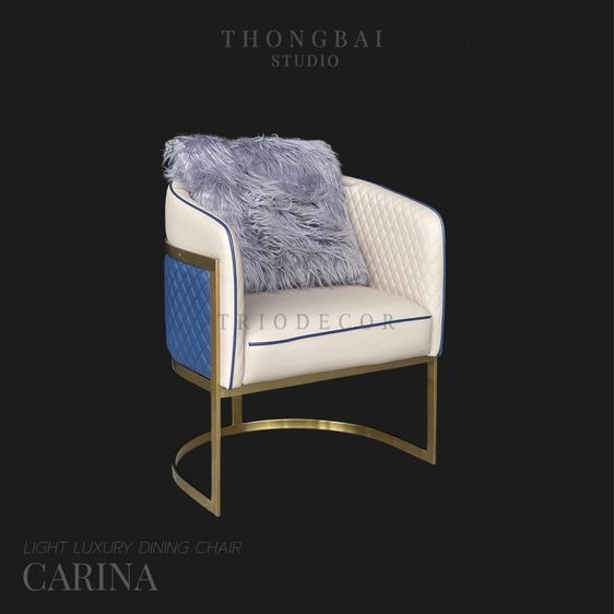 CARINA Light Luxury Dining Chair เก้าอี้หรู เก้าอี้อาหาร รุ่น คารินา รูปที่ 4