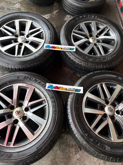 ล้อแม็กแท้ขอบ18 TOYOTA FORTUNER 6รู พร้อมยางปี24 รูปที่ 5