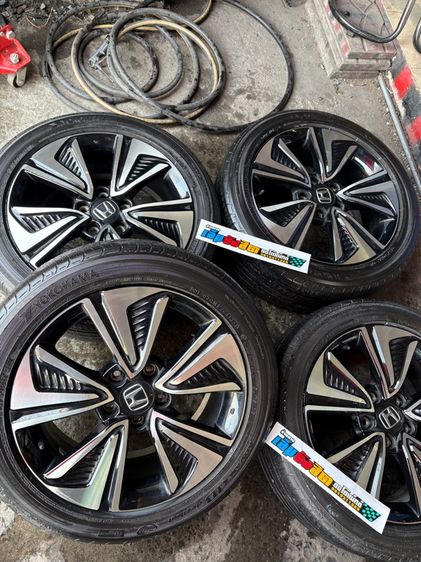 ล้อแม็กแท้ขอบ17 HONDA CIVIC 5รู พร้อมยางปี24 รูปที่ 6