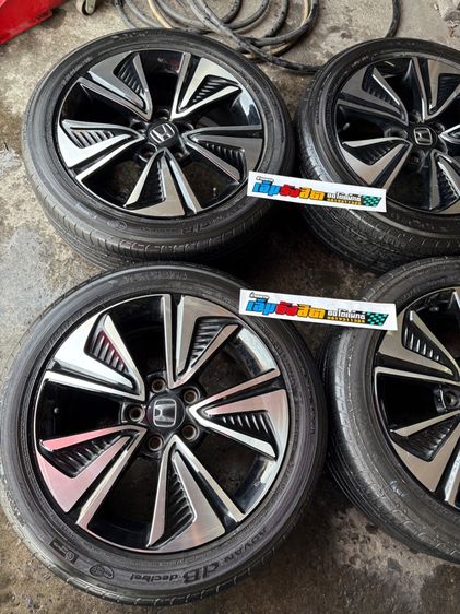 ล้อแม็กแท้ขอบ17 HONDA CIVIC 5รู พร้อมยางปี24 รูปที่ 3