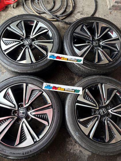 ล้อแม็กแท้ขอบ17 HONDA CIVIC 5รู พร้อมยางปี24 รูปที่ 5