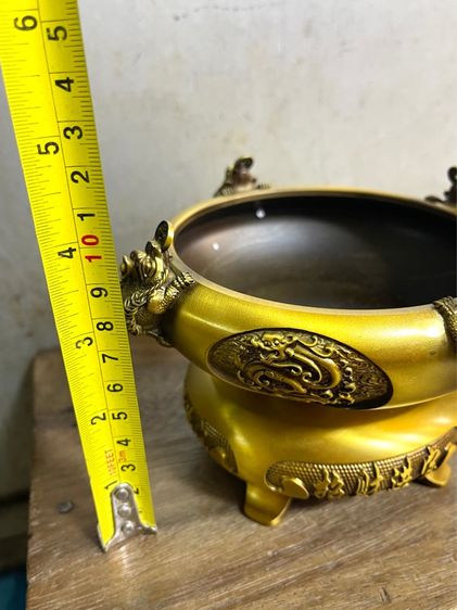 กระถาง สัตว์เทพทั้งสี่ คางคกสามขา กิมเซียมซู หมุนได้สะสม รูปที่ 14