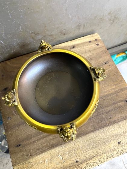 กระถาง สัตว์เทพทั้งสี่ คางคกสามขา กิมเซียมซู หมุนได้สะสม รูปที่ 6