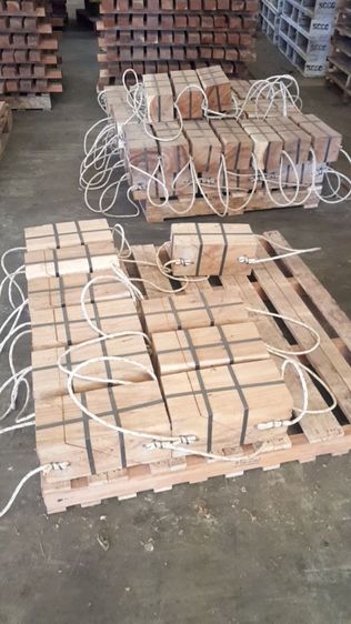 ไม้หมอนลองล้อรถบรรทุก ราคาถูก ขนาด6"×6" รูปที่ 3