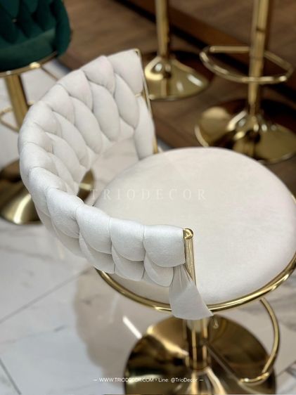 MADONNA Luxurious bar chair เก้าอี้บาร์ ปรับระดับได้ รุ่น มาดอนน่า รูปที่ 6
