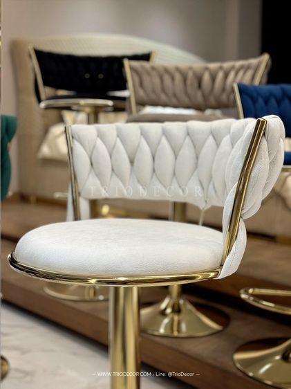 MADONNA Luxurious bar chair เก้าอี้บาร์ ปรับระดับได้ รุ่น มาดอนน่า รูปที่ 4