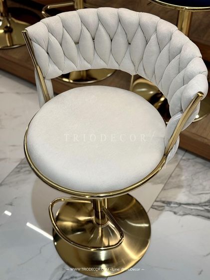 MADONNA Luxurious bar chair เก้าอี้บาร์ ปรับระดับได้ รุ่น มาดอนน่า รูปที่ 3