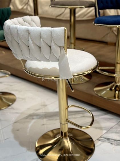 MADONNA Luxurious bar chair เก้าอี้บาร์ ปรับระดับได้ รุ่น มาดอนน่า รูปที่ 5