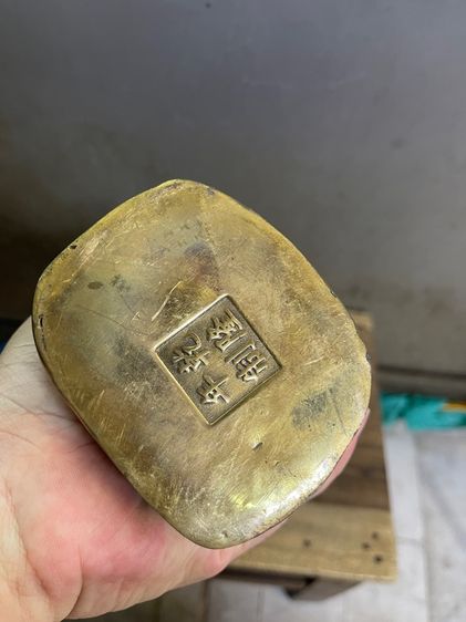 เทพเจ้า กวนอู 5ธง ทองเหลืองลงยาA4 รูปที่ 16