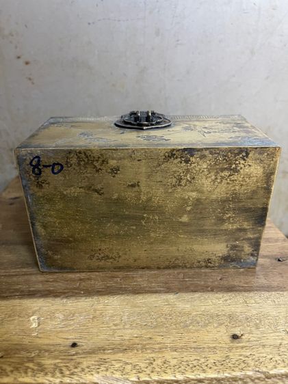 หีบ นกกระเรียน ทองเหลืองสะสม รูปที่ 12