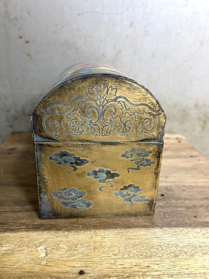 หีบ นกกระเรียน ทองเหลืองสะสม รูปที่ 8