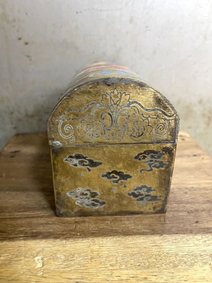 หีบ นกกระเรียน ทองเหลืองสะสม รูปที่ 10