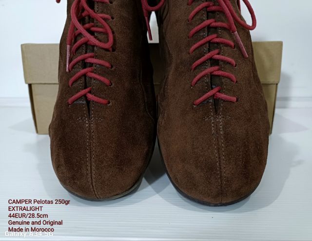 CAMPER Pelotas 250gr, Men's 44EU(28.5cm) Original งาน Morocco ของแท้ มือ 2 สภาพเยี่ยม, รองเท้า CAMPER หนังแท้ พื้นเต็ม ไม่มีตำหนิใดๆ สวยมาก รูปที่ 6