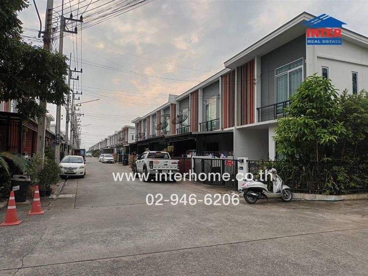 ทาวน์โฮม 2 ชั้น 24.3 ตร.ว. หมู่บ้านพฤกษา119 รังสิต-คลอง2 ถนนรังสิต-นครนายก ถนนเลียบคลองสอง คลองหลวง ปทุมธานี