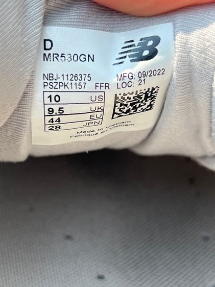 ขายรองเท้า New balance MR530GN สภาพใหม่ ยังไม่เคยซักเลย รูปที่ 9