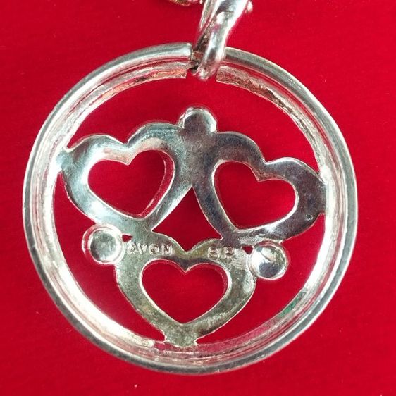 🔖สร้อยพร้อมจี้ แบรนด์ AVON จี้ตอกโค๊ตSP เพชรครบ ของจริงสวยมาก งานจากญี่ปุ่น  รูปที่ 8