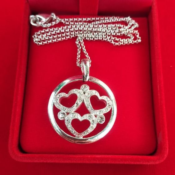 อื่นๆ สร้อยคอและจี้ 🔖สร้อยพร้อมจี้ แบรนด์ AVON จี้ตอกโค๊ตSP เพชรครบ ของจริงสวยมาก งานจากญี่ปุ่น 