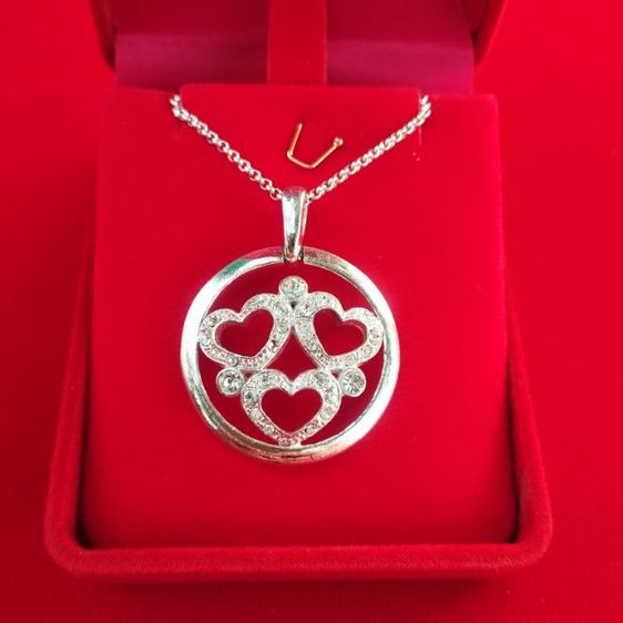 🔖สร้อยพร้อมจี้ แบรนด์ AVON จี้ตอกโค๊ตSP เพชรครบ ของจริงสวยมาก งานจากญี่ปุ่น  รูปที่ 10