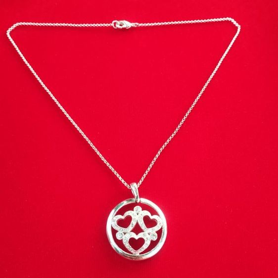 🔖สร้อยพร้อมจี้ แบรนด์ AVON จี้ตอกโค๊ตSP เพชรครบ ของจริงสวยมาก งานจากญี่ปุ่น  รูปที่ 5