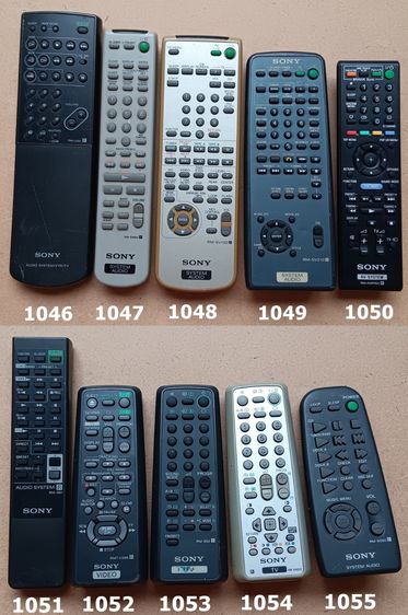 SONY REMOTE (980-1079) รีโมท โซนี่ เครื่องเสียง DVD VCD CD TAPE VDO LASER DISC BLU RAY แผ่นเสียง TV รูปที่ 5