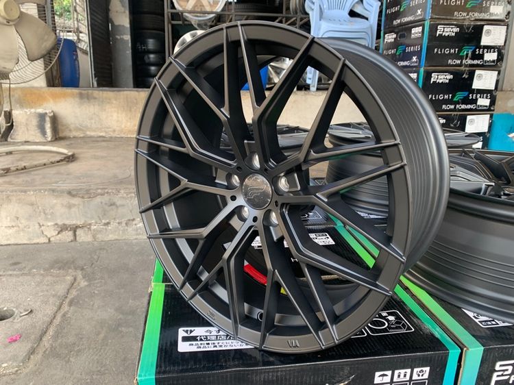 ล้อแม็กมือ1 ขอบ18 FS01 5รู100 กว้าง8 ออฟ38 สีดำ ล้อเบา FLOW FORMING งานSEVENFIFTH งานสวยมาก   รูปที่ 5