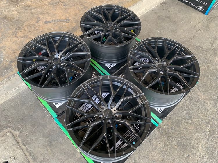 ล้อแม็กมือ1 ขอบ18 FS01 5รู100 กว้าง8 ออฟ38 สีดำ ล้อเบา FLOW FORMING งานSEVENFIFTH งานสวยมาก   รูปที่ 2