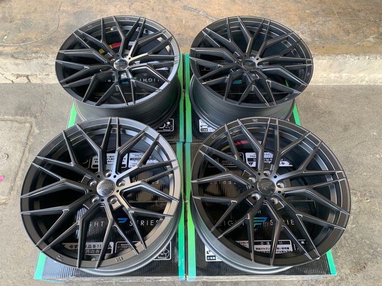 18" ล้อแม็กมือ1 ขอบ18 FS01 5รู100 กว้าง8 ออฟ38 สีดำ ล้อเบา FLOW FORMING งานSEVENFIFTH งานสวยมาก  